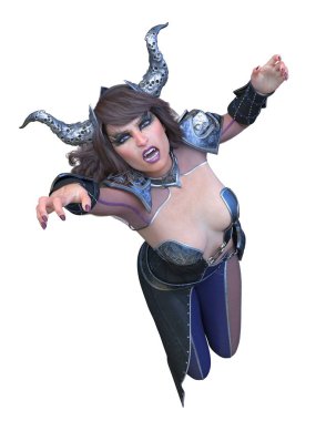 3D cg işleme karanlık kahraman