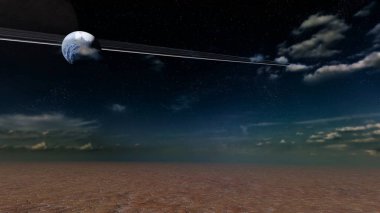 3D cg işleme alanı gezegenin. Bu görüntü bir şekilde döşenmiş tarafından Nasa unsurları.