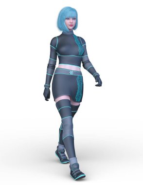 3D cg işleme kahraman