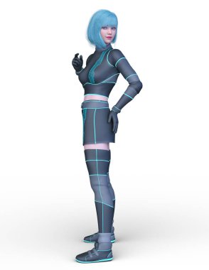 3D cg işleme kahraman