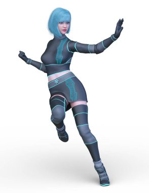 3D cg işleme kahraman