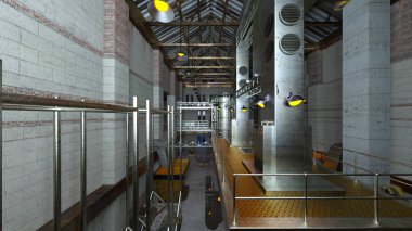 teknoloji alanı 3D CG render