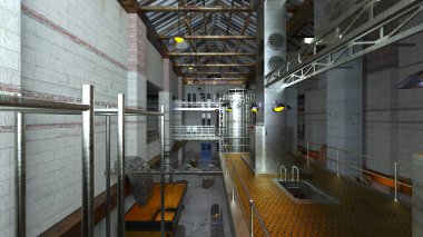 teknoloji alanı 3D CG render