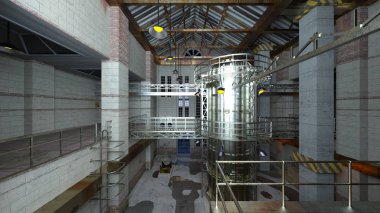 teknoloji alanı 3D CG render