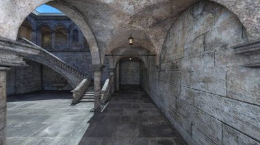 3D cg işleme kale