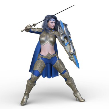 3D cg işleme seksi savaşçı