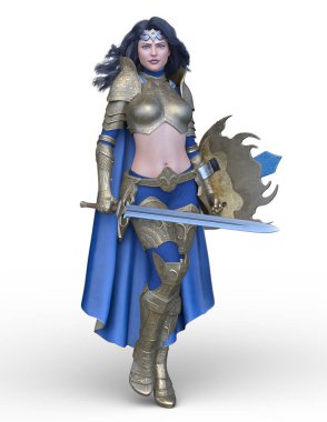 3D cg işleme seksi savaşçı