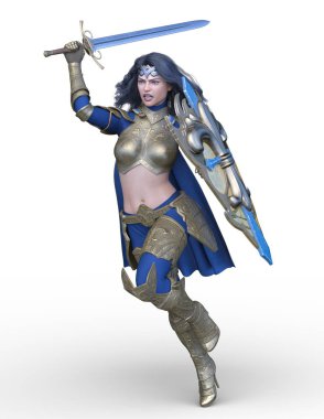 3D cg işleme seksi savaşçı