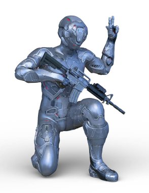 3D cg işleme savaşçı