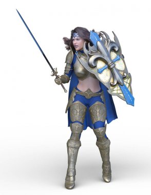 3D cg işleme seksi savaşçı