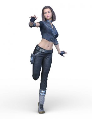 3D cg işleme kahraman