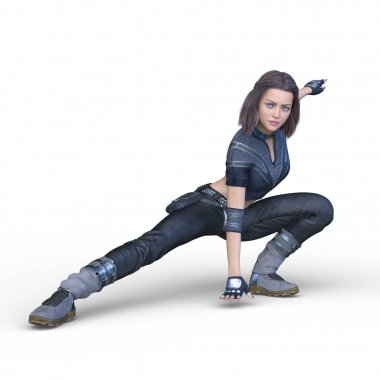 3D cg işleme kahraman