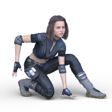 3D cg işleme kahraman