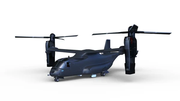 直升机的3Dcg渲染 — 图库照片