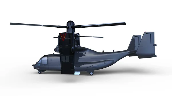 Renderização Helicóptero — Fotografia de Stock