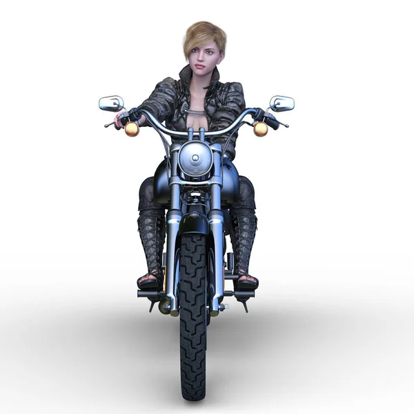 Rendering Rider — Stock Photo, Image