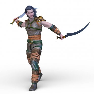 3D cg işleme savaşçı