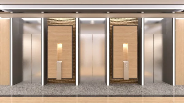 Rendering Entrance — Stock Photo, Image