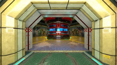 teknoloji alanı 3D CG render