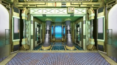 teknoloji alanı 3D CG render