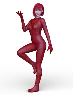 3D cg işleme kahraman