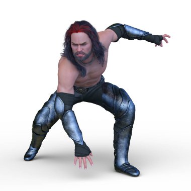 güçlü adam 3D cg render