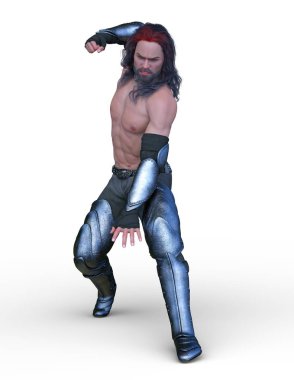 güçlü adam 3D cg render