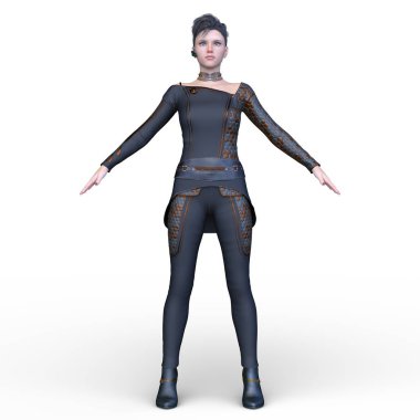 3D cg işleme kahraman