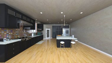 3D cg işleme ikamet