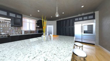 3D cg işleme ikamet