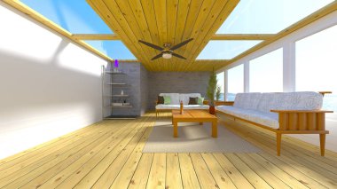 3D cg işleme ikamet