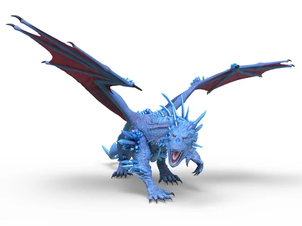 Renderização Flying Dragon — Fotografia de Stock