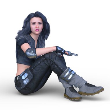 3D cg işleme kahraman