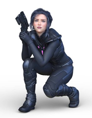 3D cg işleme kahraman