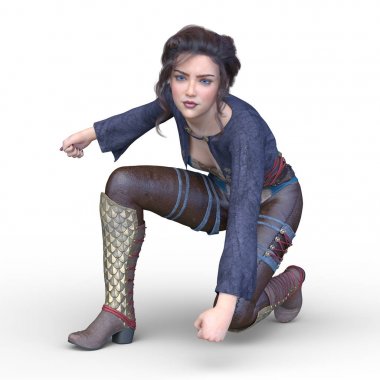 3D cg işleme kahraman