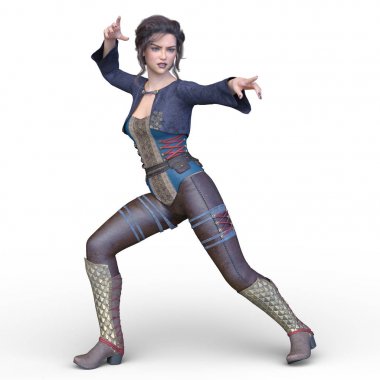 3D cg işleme kahraman