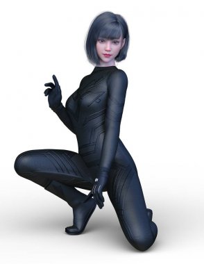 3D cg işleme kahraman