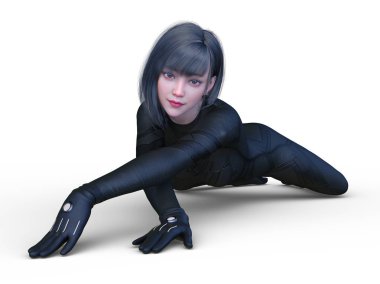 3D cg işleme kahraman