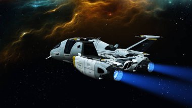 Uzay gemisi 3d cg render