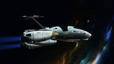 Uzay gemisi 3d cg render