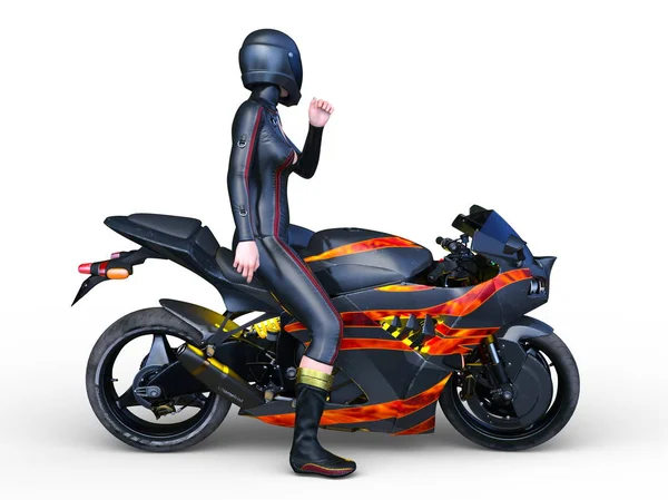 Rendering Bike — Stock Photo, Image