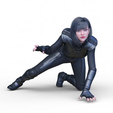 3D cg işleme kahraman