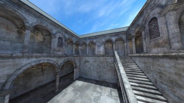 3D cg işleme kale