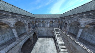 3D cg işleme kale