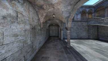 3D cg işleme kale
