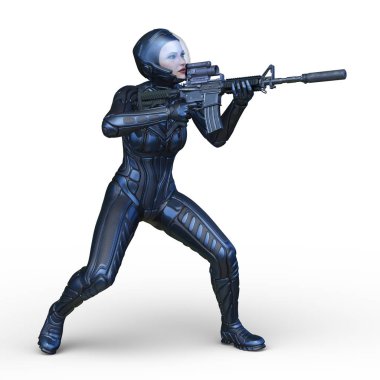 3D cg işleme kahraman