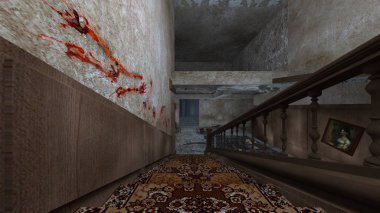 Korku evi 3d cg render