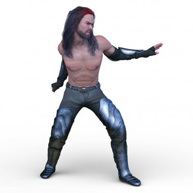 güçlü adam 3D cg render