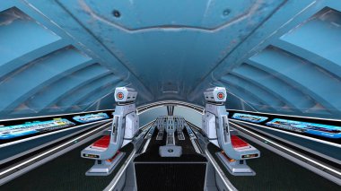 Uzay istasyonu 3d Cg render. Nasa tarafından döşenmiş bu Görüntünün Elemanları.