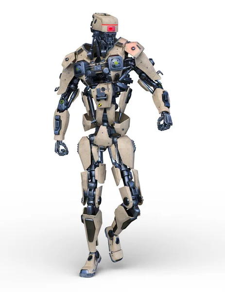Renderizado Robot — Foto de Stock